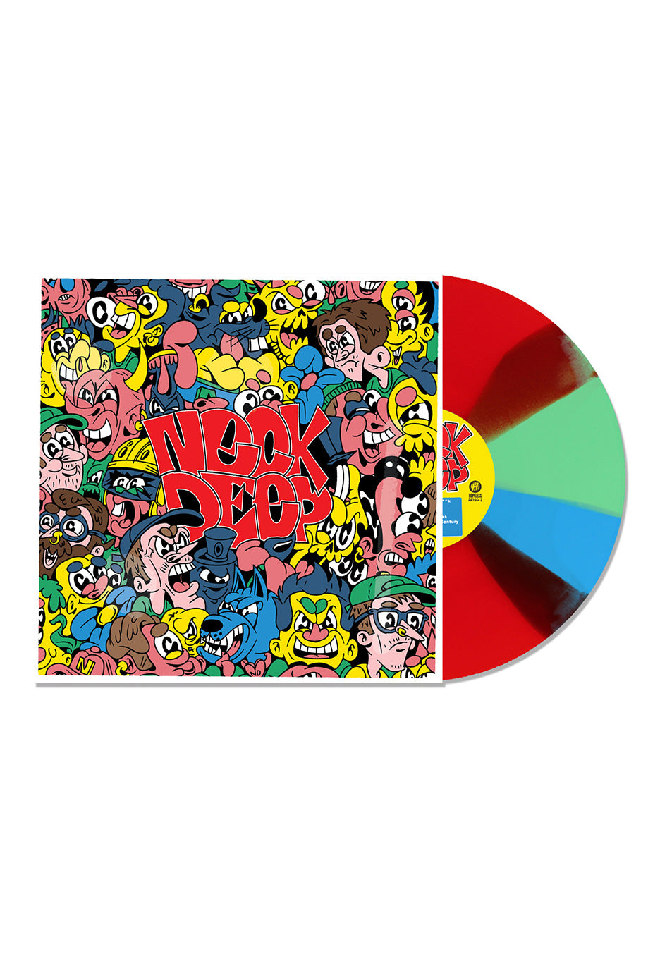 Neck Deep - Neck Deep Deluxe Red Blue Green Twister - Colored Vinyl | Neutral-Image