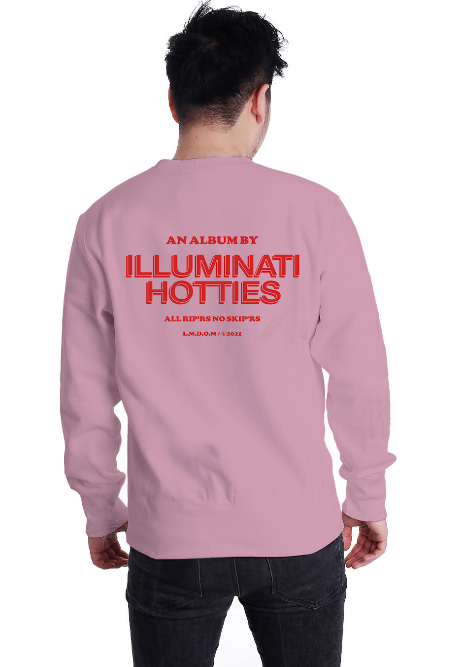 Illuminati Hotties - Let Me Do One More Light Pink - Sweater | Men-Image