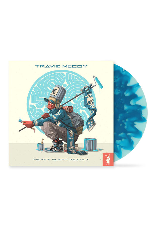 Travie McCoy - Never Slept Better Cloudy Blue Variant - Colored LP