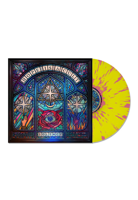 Solence - Hope Is A Cult Yellow w/ Pink - Splattered Vinyl