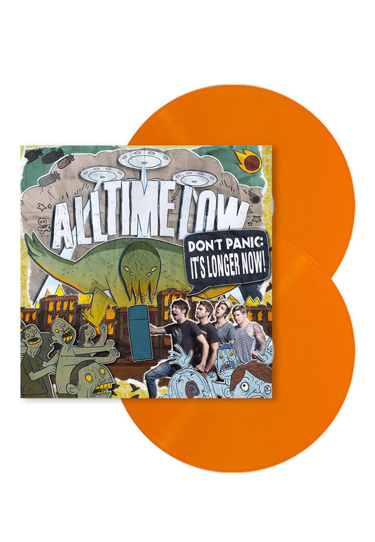 All Time Low - Don't Panic: It's Longer Now! Orange - Colored 2 Vinyl