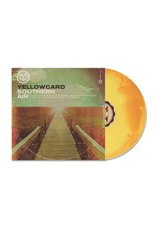 Yellowcard - Southern Air Yellow & Orange Swirl - Colored Vinyl