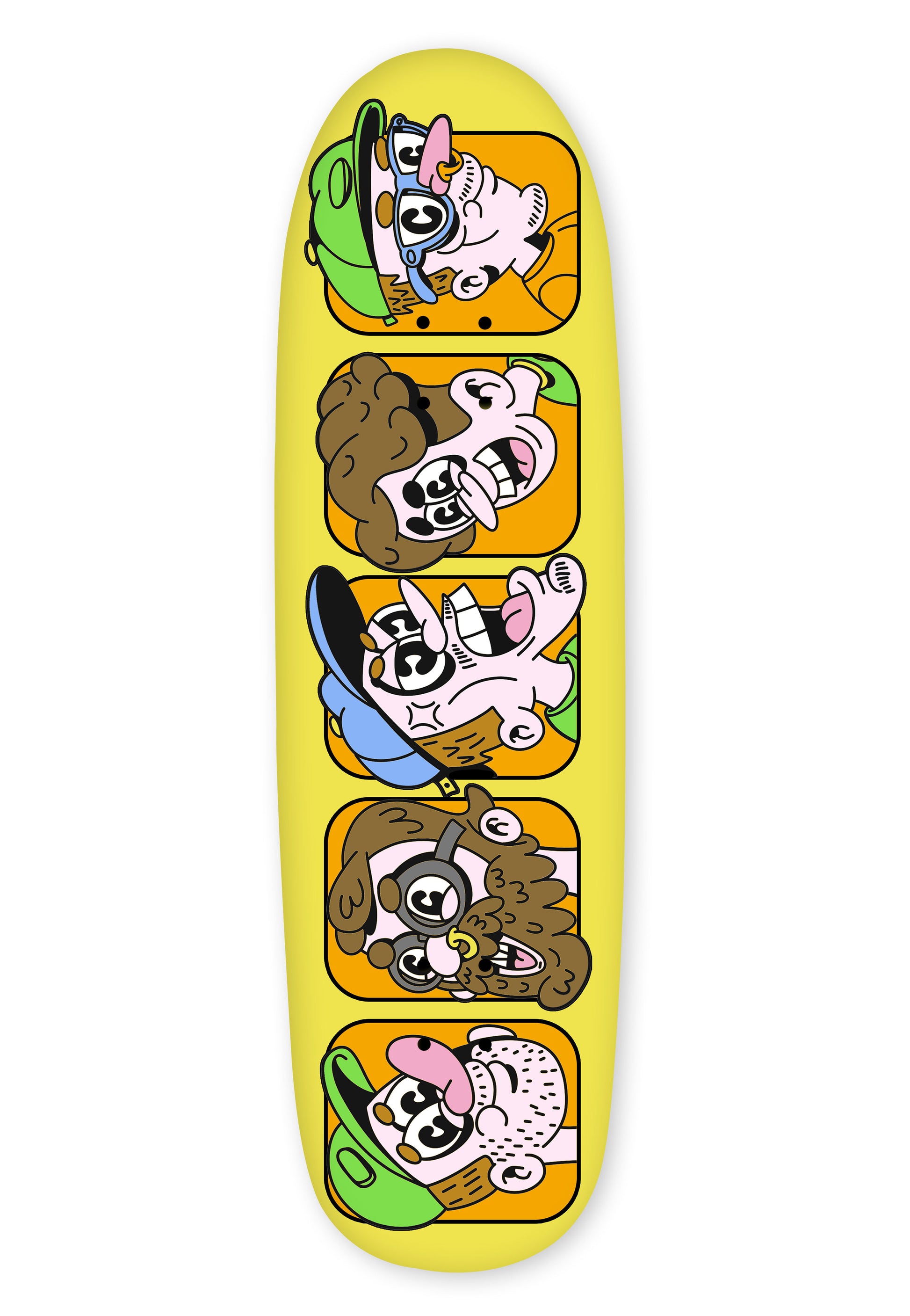 Neck Deep - Cartoon Band Member - Skate Deck | Neutral-Image