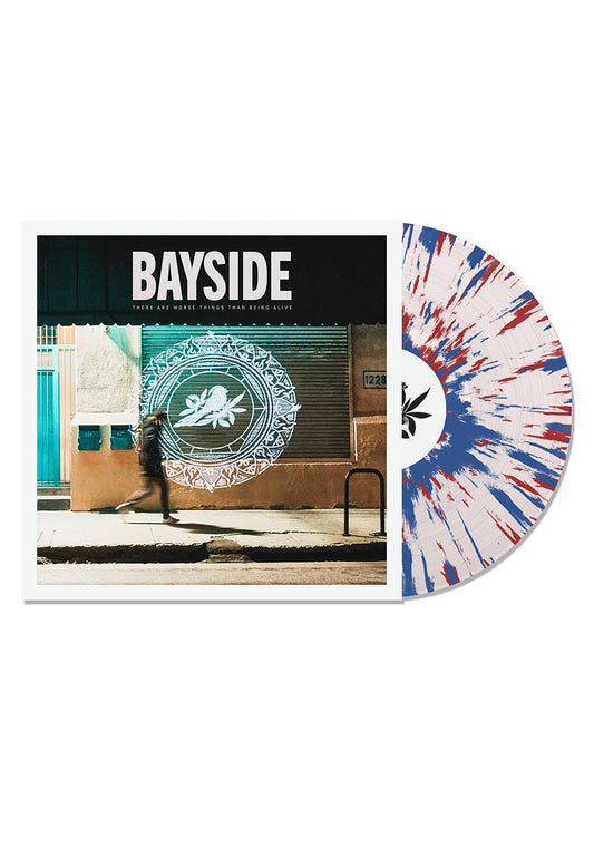 Bayside - There Are Worse Things Than Being Alive w/ Red & Blue - Splattered Vinyl
