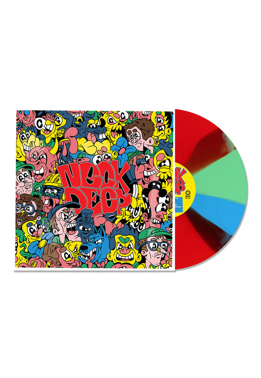 Neck Deep - Neck Deep Deluxe Red Blue Green Twister - Colored Vinyl | Neutral-Image
