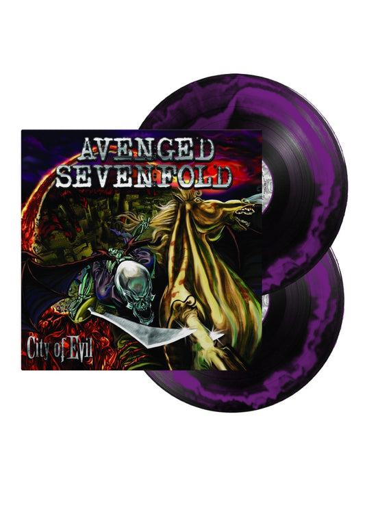 Avenged Sevenfold - City Of Evil Black Purple Smash - Colored 2 LP | Neutral-Image