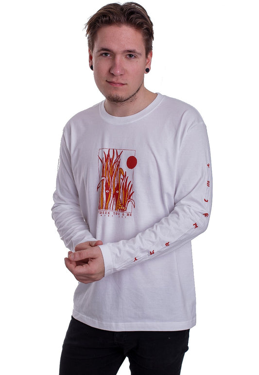 Between You & Me - Twice Shy White - Longsleeve | Men-Image