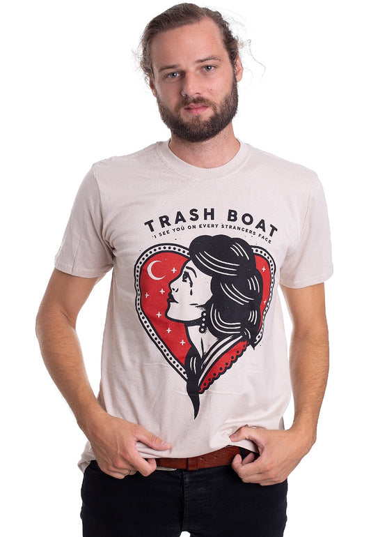 Trash Boat - I See You On Every Strangers Face Natural - T-Shirt | Men-Image