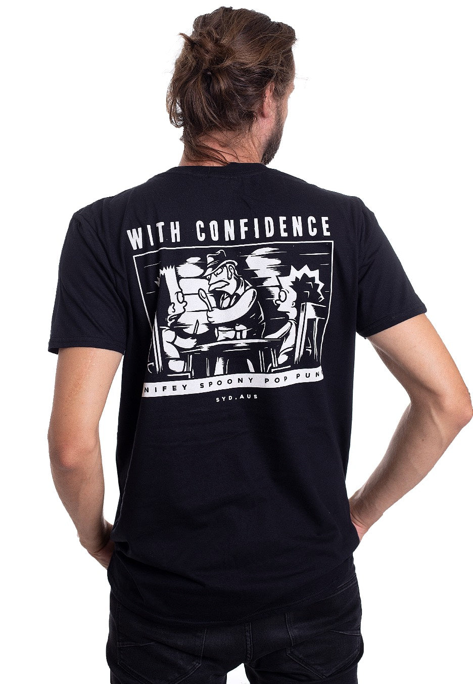 With Confidence - Knifey Spooney - T-Shirt